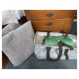 Thirty-One Tote Bag, Two Pillows and Bubble Wrap