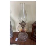 Clear Glass Oil Lamp