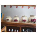 Casey pottery Canisters