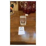 American Flag and Eagle Glass Paperweight