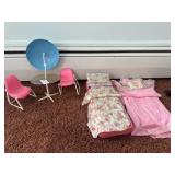 Vintage Barbie Patio Furniture and Beds