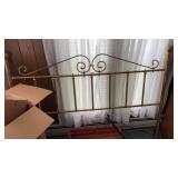 Ethan Allen king bed brass bed frame