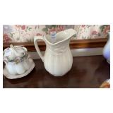 Royal Crownford Ironstone Pitcher