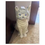 Ethan Allen Ceramic Cat Statue
