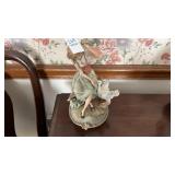 Vintage Ethan Allen Bisque Porcelain Figurine