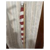 American Flag Pole with Extra Pole