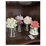 Lot of Floral Bells (4)