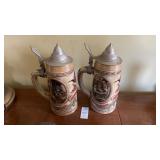 2 Anheuser-Busch Beer Steins