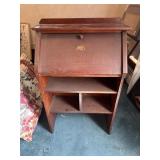 Vintage Drop Front Secretary Bureau 24 x 13 x