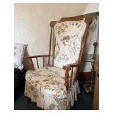 Floral Rocking Chair