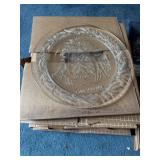 Ethan Allen Glass Plates - Christmas 81-84