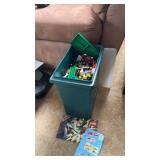 Box of legos - possible boat and dragon set