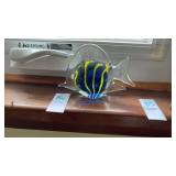 Art Glass Tropical Fish Figurine