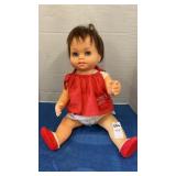 Vintage Mattel, Chatty Baby Doll 18 in, as is