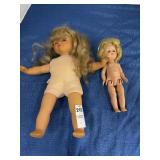 Lot of 2 Vintage Dolls