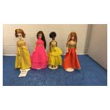 4 Topper Dawn dolls from the early 1970s 6.5 in
