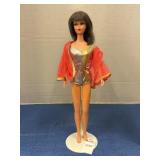 Vintage Dramatic New Living Brunette Barbie Doll