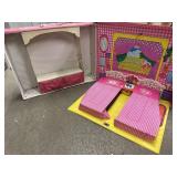 Vintage Barbie sleep n keep case and cardboard