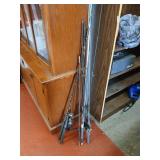 Lot of misc fishing rods and reels Ugly sticks
