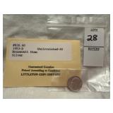 1953-D Roosevelt Dime (Littleton envelope)
