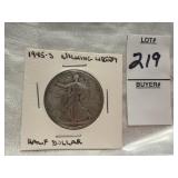 1945-S Walking Liberty Half Dollar