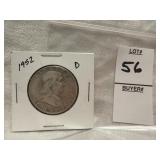 1952-D Franklin half dollar