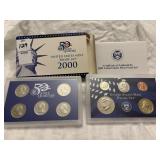 2000 US Mint Proof Set - 10 Coins