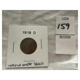 1918-D Lincoln Wheat Penny
