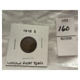 1918-S Lincoln Wheat Penny