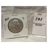 1963-D Franklin Half Dollar