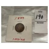 1889 Indian Head Penny