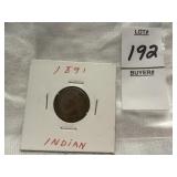 1891 Indian Head Penny