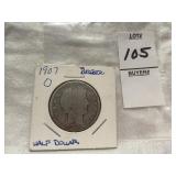 1907-O Barber Half Dollar