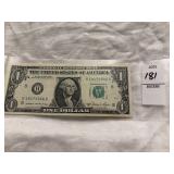 1981 $1 Federal Reserve Notes