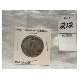 1942 Walking Liberty Half Dollar