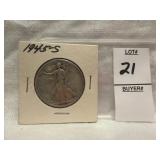 1945-S Walking Liberty Half Dollar