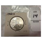 1940-S Walking Liberty Half Dollar