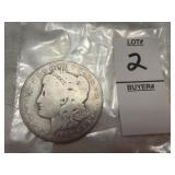 1880-O Morgan Silver Dollar