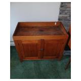 Antique pine dry sink 40" wide, 21" deep, 33"