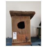 Birdhouse 11" tall, 8" deep