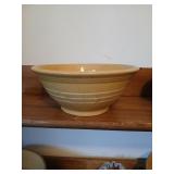 Antique 9-1/2 " pottery bowl