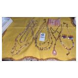 Monet pink pearl multi necklace, pink necklaces