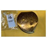 Vintage Elgin American love powder compact