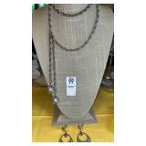 Sarah Coventry chain necklace , unmarked dangle