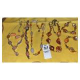 Ralph Lauren Monet Peach shell necklaces jewelry