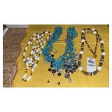 Exotic bead necklaces