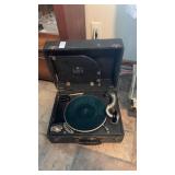 Antique Birch Record Player