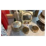 Trinket Boxes and Alarm Clock