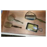 Vintage Brushes and Handled Mirrors