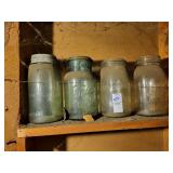 Vintage Canning jars no lids